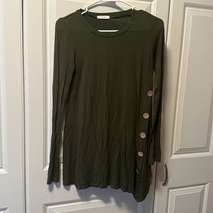 Green Long sleeve tunic